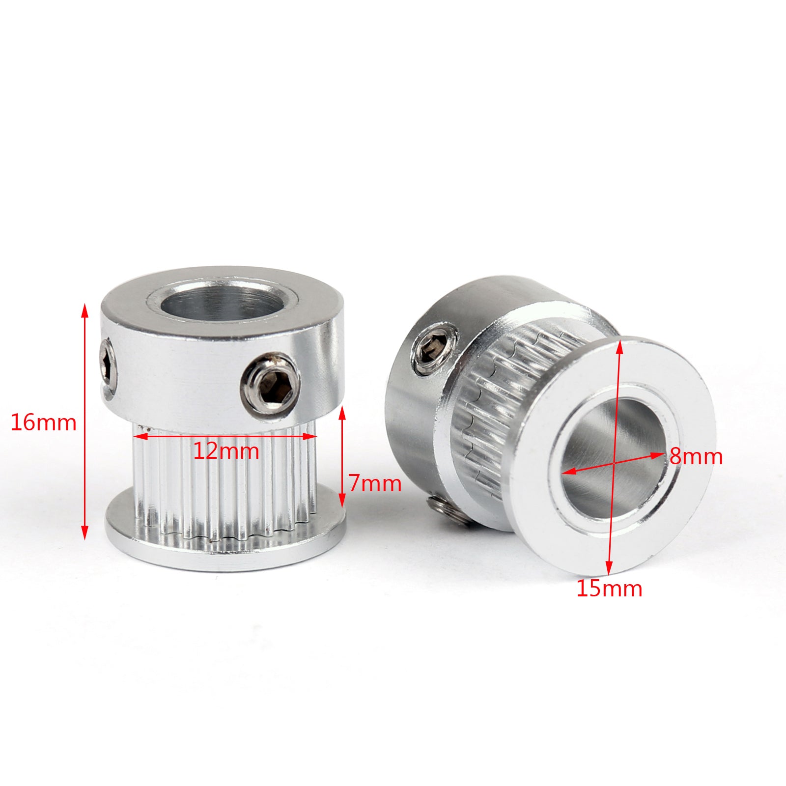 3DINNOVATIONS GT2 3 Bore 20Teeth Aluinu Idler Pulley With Teeth For - View #10