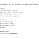 1/2-28 to 13/16-16 Automotive Thread Adapter - Black 1/2x28 to 13/16x16 Generic
