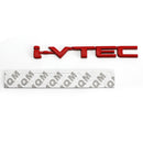 3D Metal i-VTEC Car Trunk Rear Turbo Fender Emblem Badge Decals Stickers Silver Generic