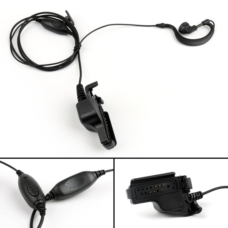 G-Shape Ear Hook Earpiece Headset PTT MIC For Motorola XTS5000 MTX838 GP1200 Generic