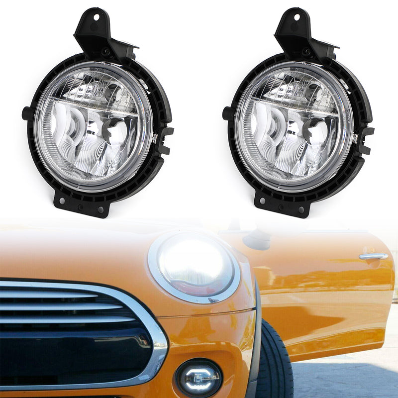 Pair Fog Lights Front Left and Right For Mini R55 R56 R57 R58 Cooper 2007-2015 Generic