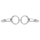 Chrome Fog Light Trim Rings Case for HONDA Goldwing GL1800 F6B 2018-2021 Generic