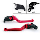 Long Brake Clutch Levers For KTM 990 SMR/SMT 2009-2013 (D01/M69) Black Generic