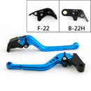 Long Brake & Clutch Lever For BMW S1000RR 15-2018 S1000R 15-2018 (F-22/B-22H) BK Generic