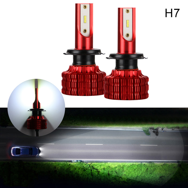 2PCS LED Headlight Kit Bulbs 6500K Driving Light Fog Lights Super Bright Generic