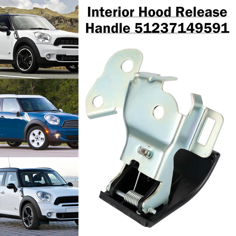 Hood Release Handle Lever 51237149591 For BMW Mini Cooper Countryman Paceman