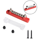 6 Way 150A Distribution Terminal Block Car Marine Boat Holder Cover 48V Bus Bar