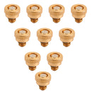 20/50PCS Brass Misting Nozzles Water Mister Sprinkle For Cooling System 0.012"
