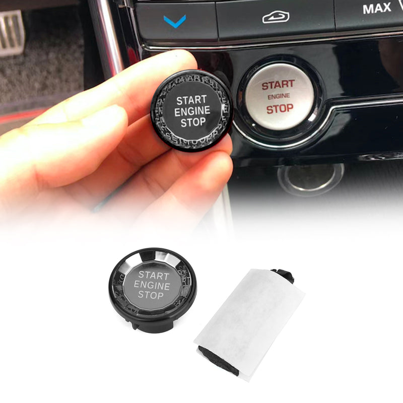 Jaguar XF XE F-Pace Engine Start Stop Push Button Knob Switch Decor Cover
