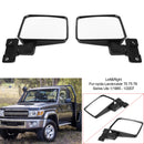 Pair LH+RH Door Mirror For Toyota LandCruiser 70 75 78 Series Ute 1985-2007 Generic