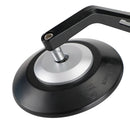 CUSTOM 4" ROUND 22MM HANDLEBAR MIRROR BLACK LEFT & RIGHT SIDE 16-19MM ADAPTORS