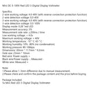 5x Mini DC 0-30V Red LED 3-Digital Display Voltage Voltmeter Panel Calibratable