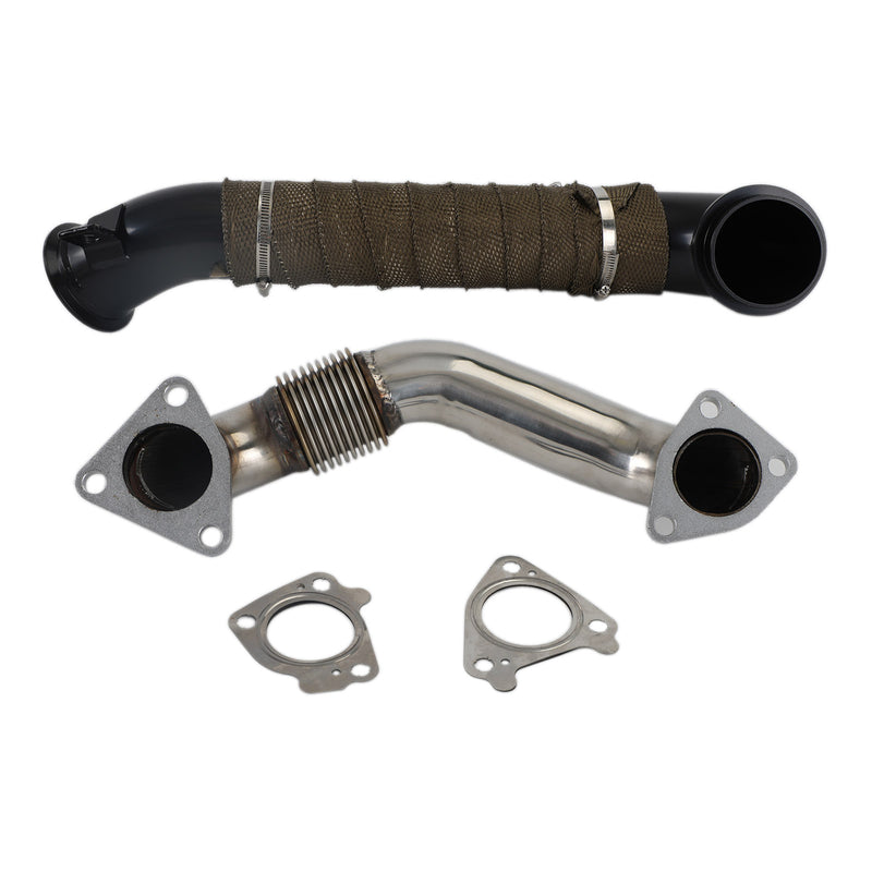2004.5-2010 Chevrolet Silverado 3500 LLY LBZ LMM Duramax Diesel Turbo Down Pipe Passenger Side Up Pipe