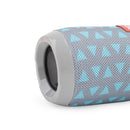Bluetooth USB/TF/FM Radio Portable Speaker Wireless Outdoor Stereo Triangle Blue