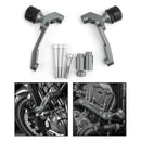 Titanium Crash Sliders LH+RH Engine Frame Protector for Honda CB650R 2019-2021 Generic