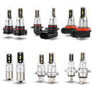 2PCS LED Headlight Driving Light Fog Light Lamp 6500K Bright 50W Generic