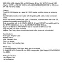 M.2 to USB Adapter B Key M.2 SATA Protocol SSD Adapter for 2230 2242 2260 2280