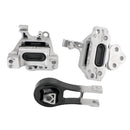 2016-2018 Jeep Cherokee Overland Sport Utility 4-Door 3PCS Engine Motor & Transmission Mount Set 68192831AF 68418876AB 68157441AD