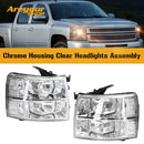Chevrolet Silverado 1500 2500 3500 2007-2013 Headlights Assembly