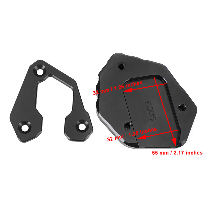 Kickstand Enlarge Plate Pad fit for Yamaha MT-09 MT 09 2021-2022