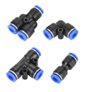 40Pcs Quick 6mm OD Plastic Pneumatic Push Connector Air Line Fittings