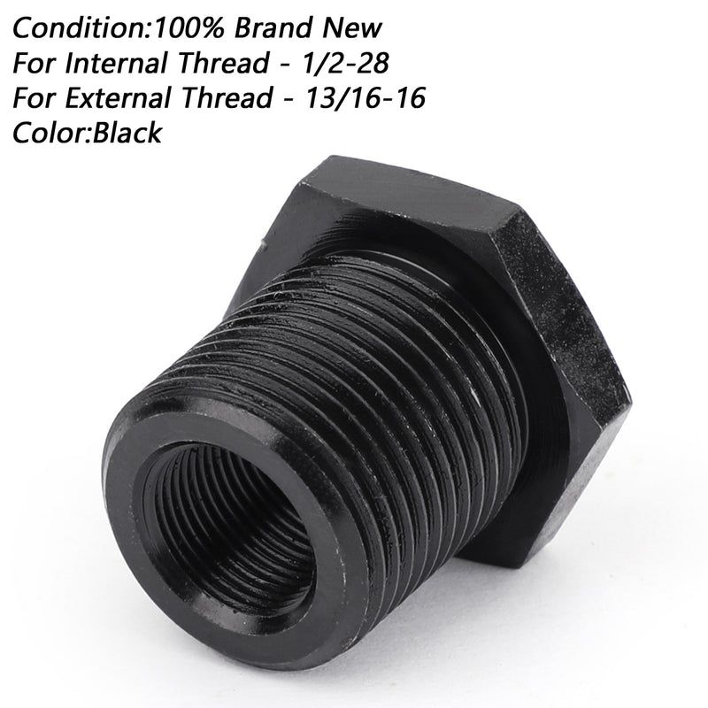 1/2-28 To 13/16-16 Oil Filter Threaded Adapter Stronger Than Aluminum New