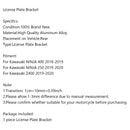 License Plate Holder Bracket For Kawasaki NINJA 400 18-19 NINJA 250 Z400 19-20 Generic