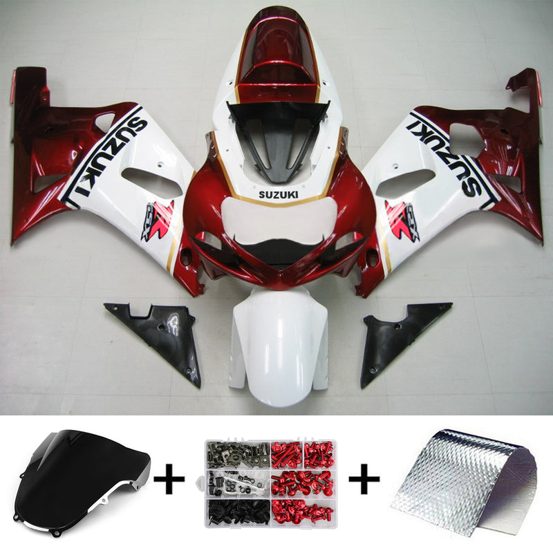 Suzuki GSXR600 2001-2003 Fairing Kit Bodywork Plastic ABS