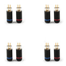 4Pair 0.78mm Earphone Pins Plug For Westone UM3X W4R UE18 Connector Adapter Blk