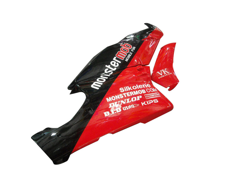 Fairings for 2003-2004 Ducati 999 Red & Black Monster Mob Racing (Generic