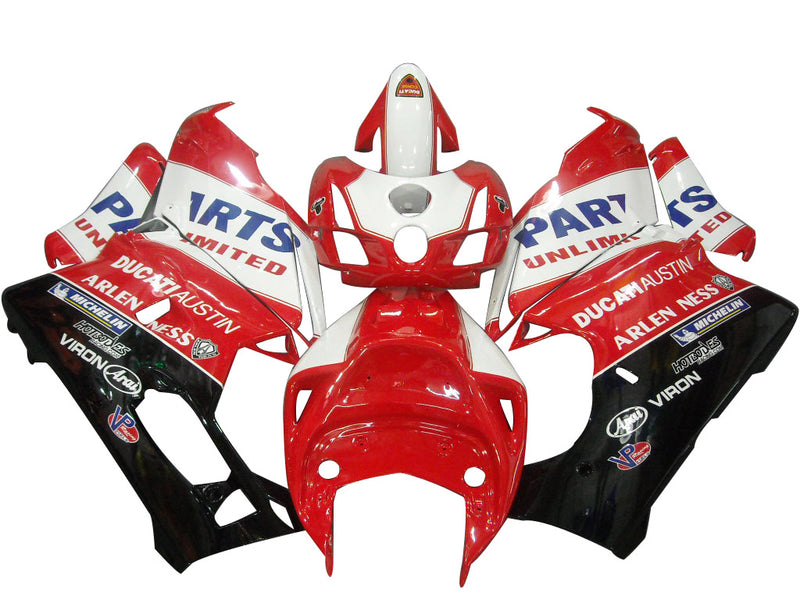 Fairings for 2003-2004 Ducati 999 Red & Black Ducati Austin Racing Generic