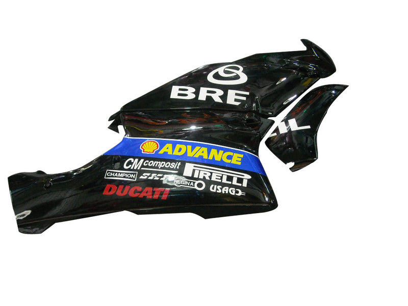 Fairings for 2003-2004 Ducati 999 Black Breil Racing Generic