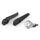 Front&Rear Footrests Foot Pegs Aluminum Passenger For Kawasaki ZX6R ZX-10R 04+12 Generic