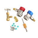 Ac R134A Adapters Quick Couplers With Can Tap Valve Kit Adjustable R134A Adapte