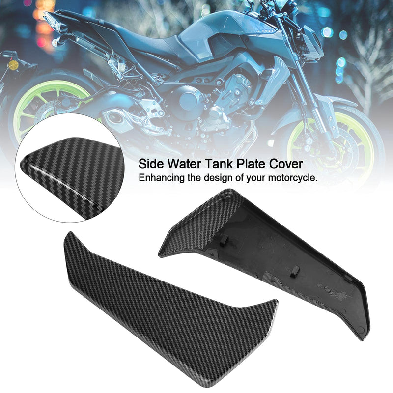 Carbon Side Water Tank Plate Cover Fairing For Yamaha MT-09 FZ09 2017-2021 Generic