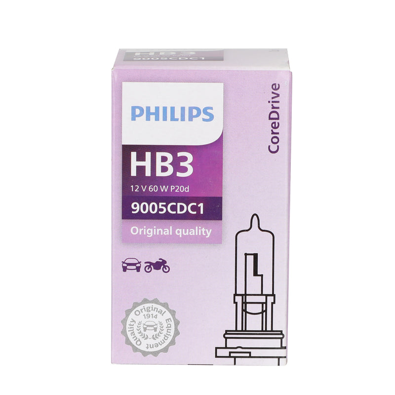 HB3 For Philips CoreDrive Halogen Headlight 9005CDC1 12V 60W P20d Generic