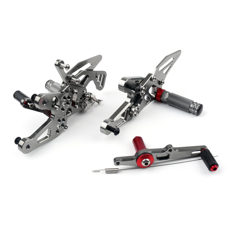 CNC Racing Footrest Rearsets Rear Set Foot pegs For BMW S1000RR 2015-2018 Generic