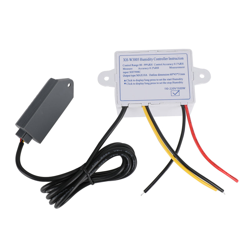 XH-W3005 12V 24V 110-220V Digital Humidity Controller Hygrometer Switch