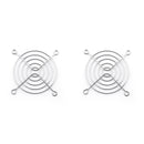 8Pcs 80mm Iron Net Fan Cover CPU Fan Grill Computer Cooling Fan 80x80mm AC/DC