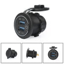 QC 3.0 Socket Charger With A Newest On/Off Touch Button Fast Charging Technology Blue