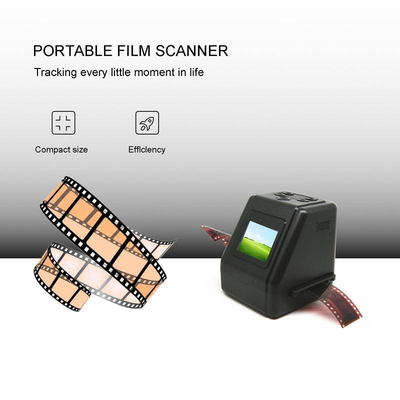 22MP Film Scanner 35mm/135 110 126KPK Slides & Negatives Color Touch System