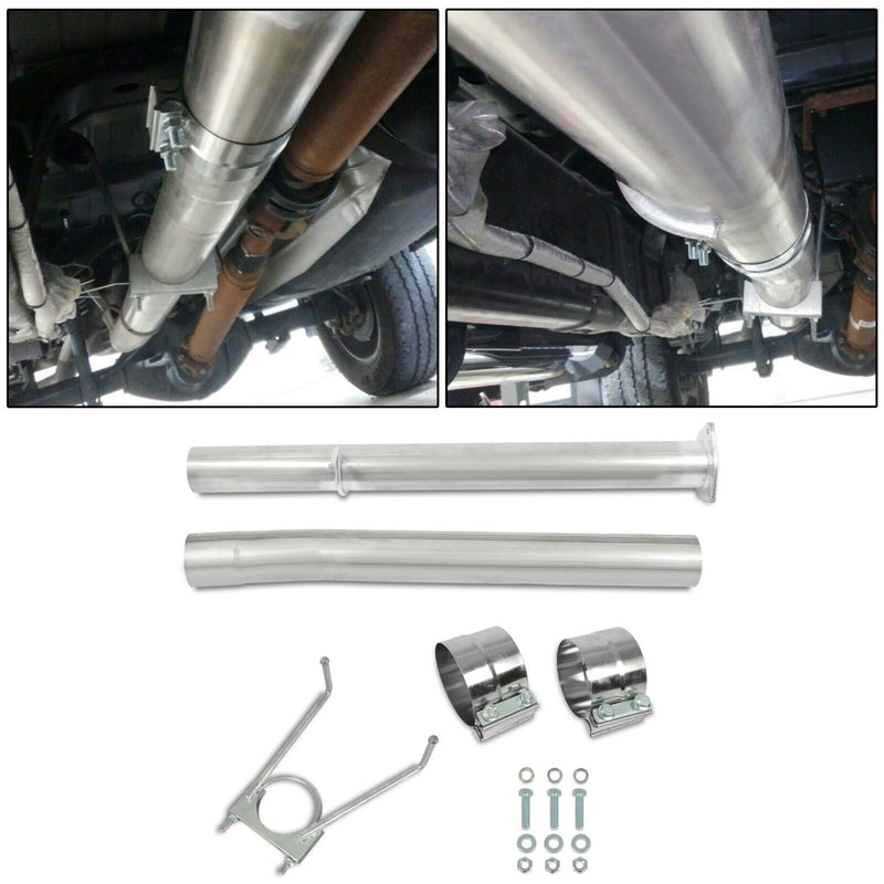 2013-2017 Dodge Ram 2500 3500 4500 5500 6.7L Cummins Diesel Truck 4" Exhaust Muffler Pipes & EGR  Delete Kit