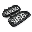 Meteor Black Front Kidney Grille Fit BMW 2015-2017 1 Series F20/F21 Generic