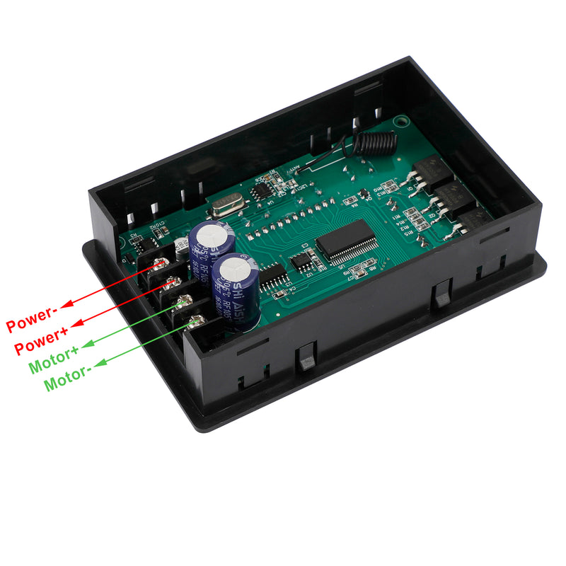 Digital LCD Smart PWM DC Motor Speed Controller Wireless Remote Control 30A