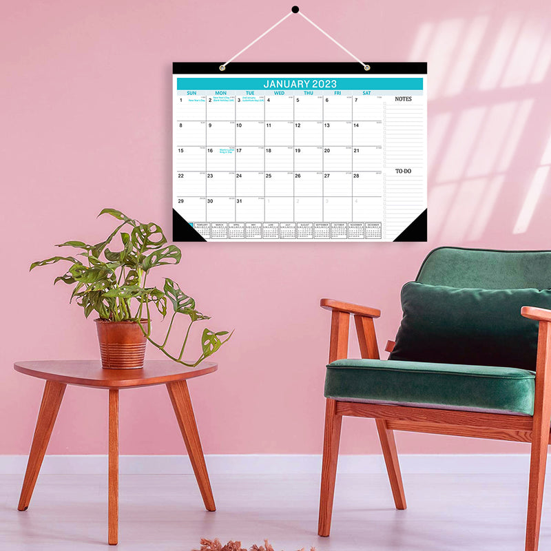 2022.7-2023.12 Calendar Brownline Home Office Monthly Desk Pad Calendar