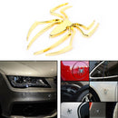 Auto Logo Car Sticker Metal Badge Emblem Spider Shape 3D Car Decal Sticker DIY Generic