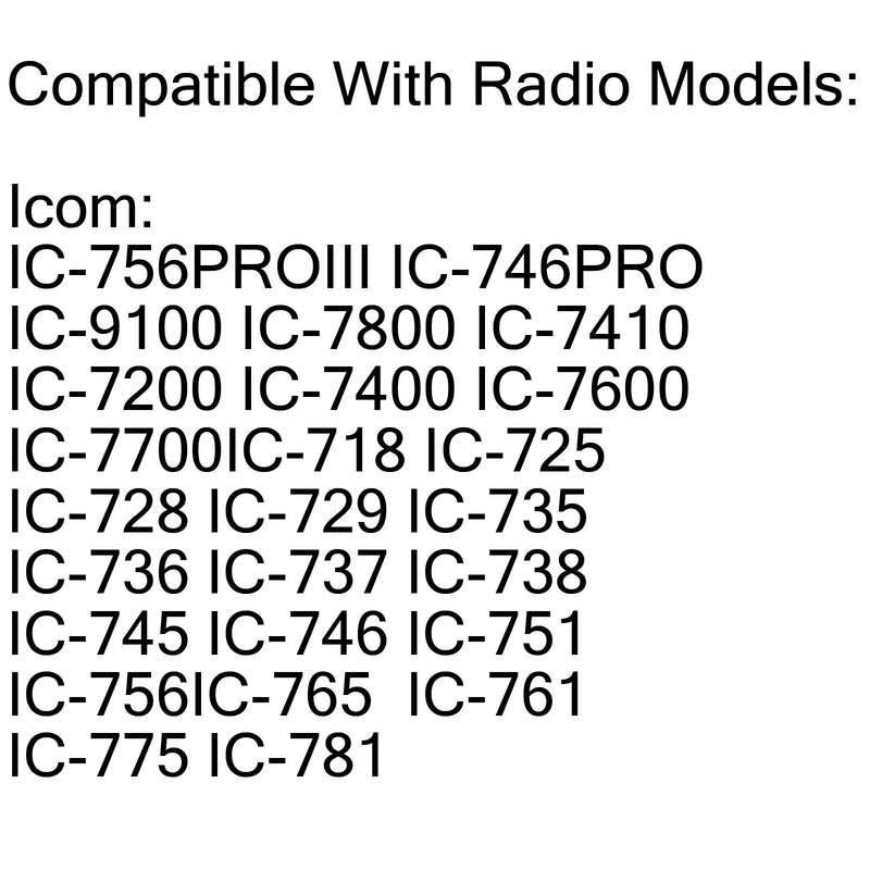 1Pcs HM-36 Hand Microphone For Icom IC-718 IC-7800 IC-756 IC-735 IC-751 Radio