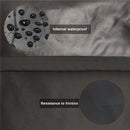 48*24*42Inch Outdoor Firewood Log Storage Rack Cover Waterproof Snow Protect