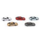 50pcs HO Scale Model Car 1:87 Building Train Scenery Architecture Model