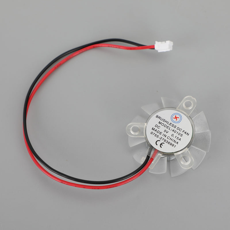 Brushless DC Cooling Blower Fan 5V 0.15A 4010S 36x36x7mm Sleeve 2 Pin Wire